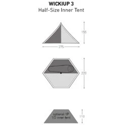 Bach Wickiup 3 Half-Size Innertent - Body -Sea to Sum Camping Shop bach wickiup 3 half size innertent body detail 2
