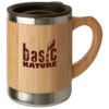 Basic Nature Stainless Steel Mug - "Bamboo" - Cup -Sea to Sum Camping Shop basic nature stainless steel mug bamboo cup