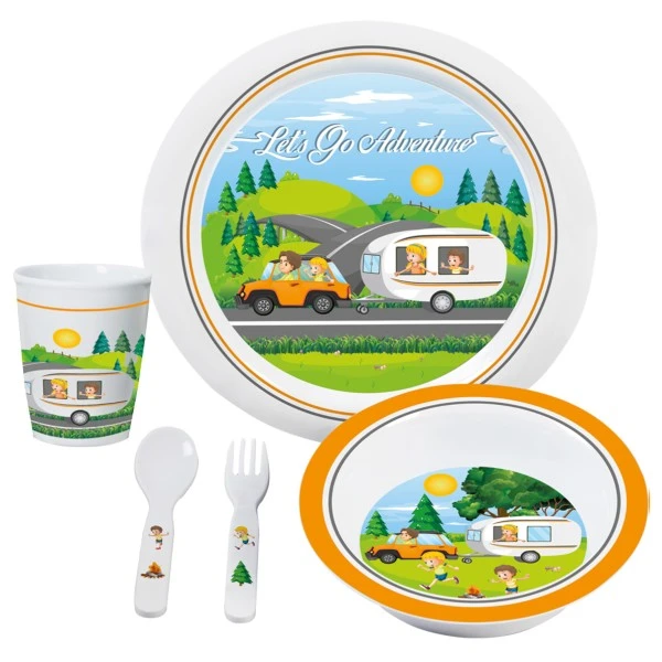 Brunner Kid's Set Let's Go Adventure 3+ - Set Of Dishes 3 Brunner Kid's Set Let's Go Adventure 3+ - Set Of Dishes