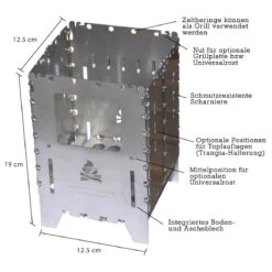 Bushbox XL Profi Set - Solid Fuel Stoves -Sea to Sum Camping Shop bushcraft essentials bushbox xl profi set solid fuel stoves detail 3