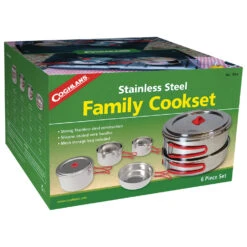 Coghlans Edelstahlkochset 'Family' - Pot -Sea to Sum Camping Shop coghlans edelstahlkochset family pot detail 3
