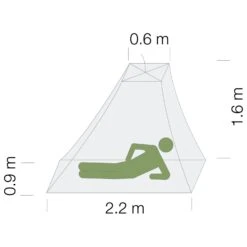 Exped Travel Wedge I - Mosquito Net -Sea to Sum Camping Shop exped travel wedge i mosquito net detail 2