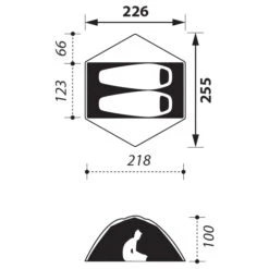 NOMAD Jade Tent - 2-person Tent -Sea to Sum Camping Shop nomad jade tent 2 person tent detail 6