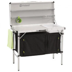 Outwell Drayton Kitchen Table - Camping Cupboard -Sea to Sum Camping Shop outwell drayton kitchen table camping cupboard detail 3