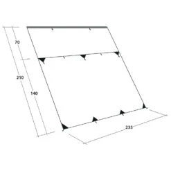 Outwell Hillcrest Tarp - Tarp -Sea to Sum Camping Shop outwell hillcrest tarp tarp detail 6