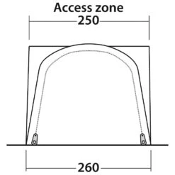 Outwell Newburg 160 Air - Motorhome Awning -Sea to Sum Camping Shop outwell newburg 160 air motorhome awning detail 4