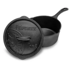 Petromax Cast Iron Casserole Dish With Lid -Sea to Sum Camping Shop petromax cast iron casserole dish with lid detail 2