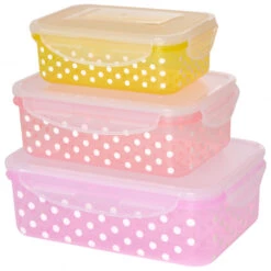 Rice Plastic Rectangular Food Boxes - Food Storage