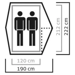 SALEWA Micra II - 2-person Tent -Sea to Sum Camping Shop salewa micra ii 2 person tent bf detail 3