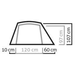SALEWA Micra II - 2-person Tent -Sea to Sum Camping Shop salewa micra ii 2 person tent bf detail 4