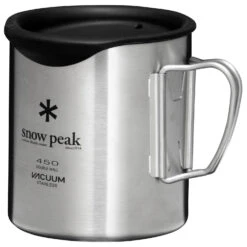 Snow Peak Double Mug 450 Silicone Lid - Lid -Sea to Sum Camping Shop snow peak double mug 450 silicone lid lid detail 3