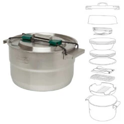 Stanley Adventure Base Camp Cook Set - Pot -Sea to Sum Camping Shop stanley adventure base camp cook set pot detail 6