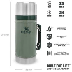 Stanley Classic Food Container 0,94 L - Food Storage 10 Stanley Classic Food Container 0,94 L - Food Storage -Sea to Sum Camping Shop stanley classic food container 094 l food storage detail 4