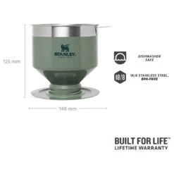 Stanley Classic Perfect-Brew Pour Over - Coffee Filter -Sea to Sum Camping Shop stanley classic perfect brew pour over coffee filter detail 4