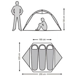 Stoic Njavve 3P Tent - 3-person Tent -Sea to Sum Camping Shop stoic njavve 3p tent 3 person tent detail 11