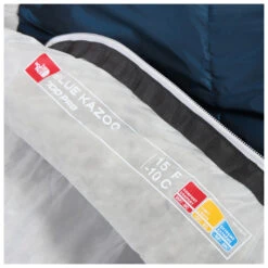 The North Face Blue Kazoo Eco - Down Sleeping Bag -Sea to Sum Camping Shop the north face blue kazoo eco down sleeping bag detail 4