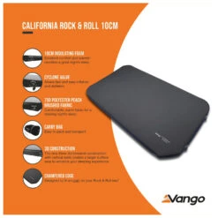 Vango California Rock & Roll - Sleeping Mat -Sea to Sum Camping Shop vango california rock roll sleeping mat detail 2