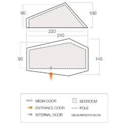 Vango F10 Hydrogen Air - 1-person Tent -Sea to Sum Camping Shop vango f10 hydrogen air 1 person tent detail 3