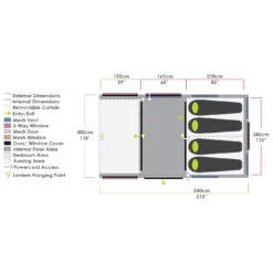 Evo TM V2 - 4-person Tent -Sea to Sum Camping Shop zempire evo tm v2 4 person tent detail 6